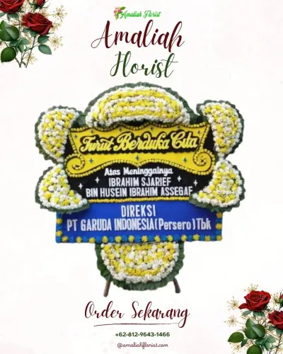 Papan Bunga Duka di Kepandean